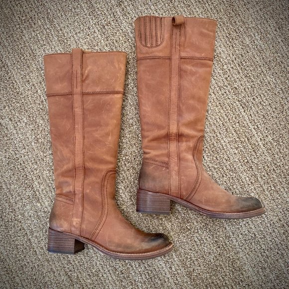 Halogen Tall Distressed Leather Riding Boot - Like New! - Picture 7 of 14